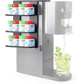 Soda Machine Flavor Pod Holder for Ninja Thirsti Drink System, 12-Flavor Storage Holder for Ninja Thirsty Drink System Pod Organizer for Ninja Thirsty Flavor Pods, Flavored Water Drops Upgrade