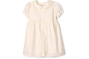 �鶹�� Essentials Baby-Girls Cotton Sateen Dress with Collar