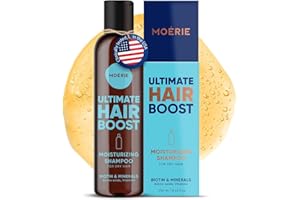 Moerie Ultimate Hair Boost Shampoo – For Longer, Thicker, Fuller Hair - Vegan Friendly Volumizing Hair Products – Paraben & S