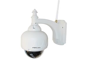 Foscam FI8919W Outdoor Pan and Tilt Wireless IP Camera (White)