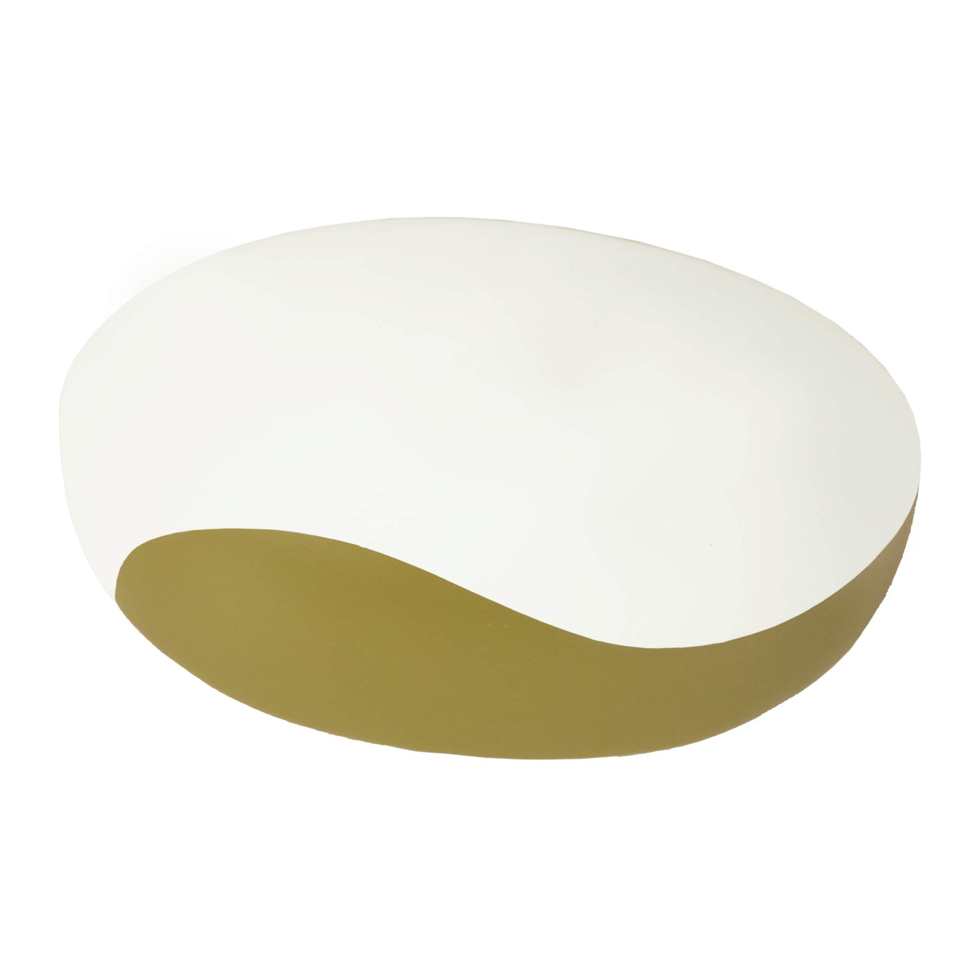 Tosel 31480 Zara, Ceramic/Eco Paint, Green/White, 295 x 110 x 150 mm