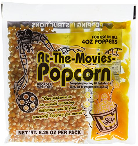 UPC 091037593290, At-The-Movies Popcorn &amp; Coconut Oil Portion Packs-Case of 24 (4oz Kettle)