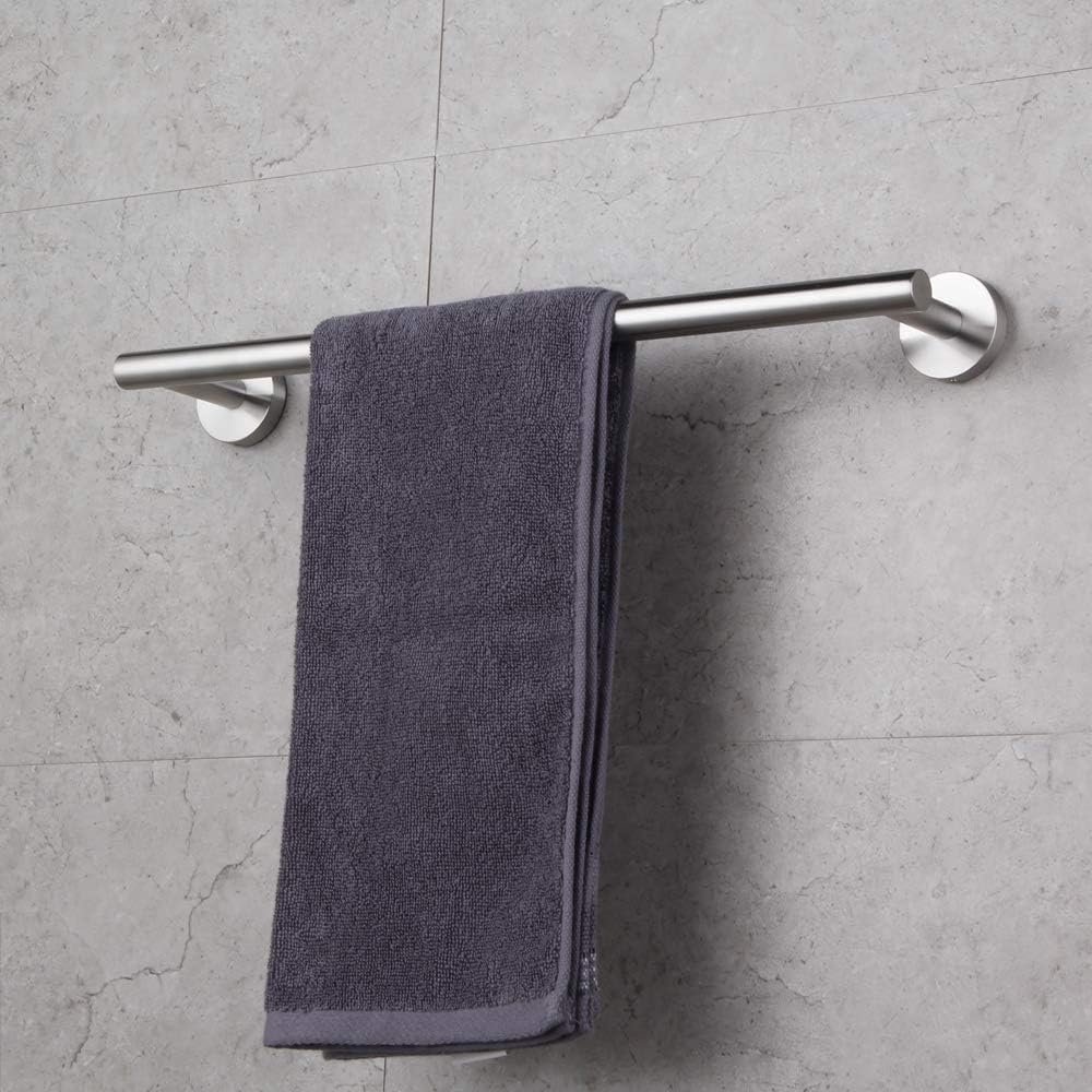 GERZWY Bathroom Towel Bar 18-Inch Brushed Stainless Steel Towel Bar Contemporary Style Wall Mount for Bath Kitchen AG1101C45-LS: Home & Kitchen
