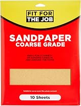 Fit For The Job 10 Large A4 Sandpaper Sheets 11x9 Coarse Silicon Carbide view 3