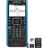 Texas Instruments TI-Nspire CX II CAS Graphing Calculator | Color Screen, 8 Built-in Apps, Python Programming, Included Software, for Math, Science and Finance | Signature Series Power Bundle