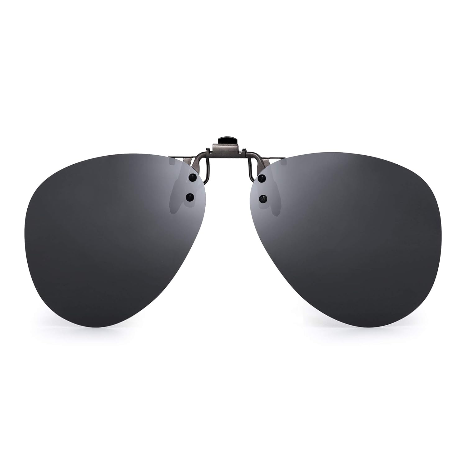 Buy JM Polarized Clip on Frameless Flip Up Aviator Style Lens for