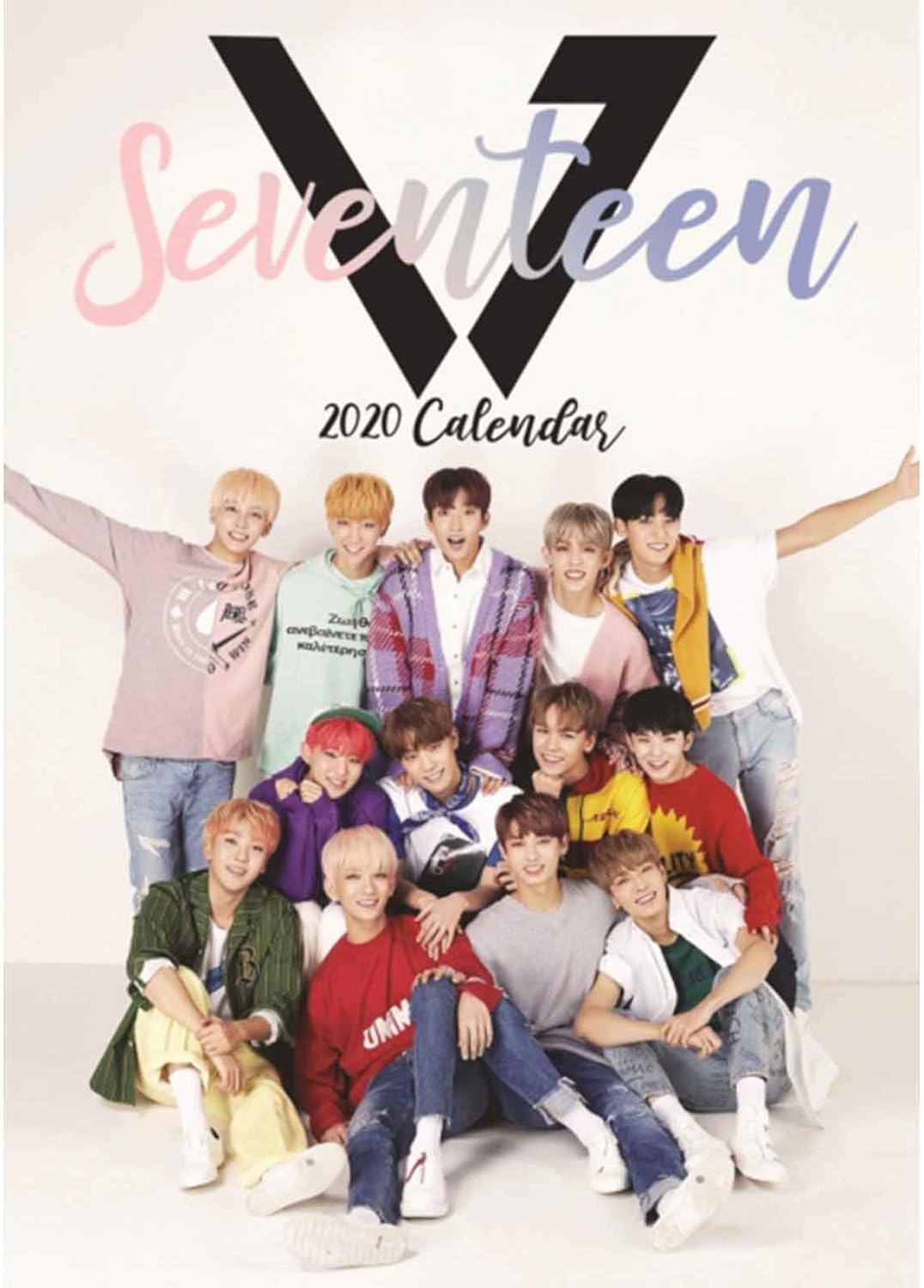 Seventeen Calendar 2020 K Pop Svt Band Logo A3 Wall Format One