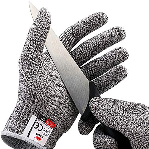 4 Pack Cut Resistant Gloves - Safety Gloves Food Grade Cut Proof Gloves, Safety Cutting Glove for Hand Protection in Kitchen