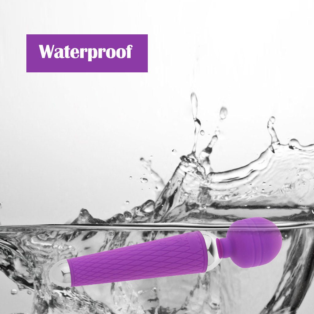 Wireless Bullet Massager Remote Control Egg Vibrator Kegel Ball Kit for Women Or Couples (Wand Massager, Purple)