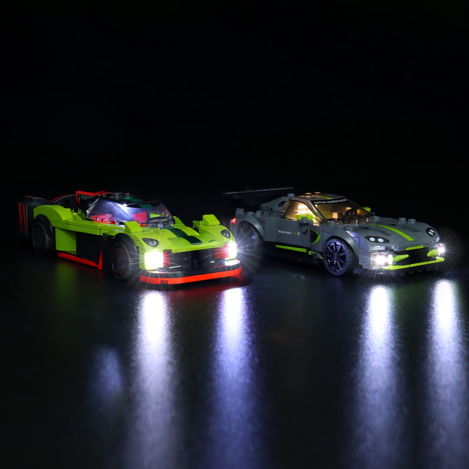 BrickBling LED Lighting Compatible with Lego 76910 Aston Martin Collection Kit (Not Model), DIY Lighting Set for Speed Champions Racing Cars — image 1