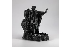 DND Dice Tower God Dice Tower DND Accessories DND dice Tray for RPG Games Tabletop Games Such Dragons and Dungeons (Black)
