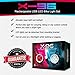 Xtreme Bright X-96 USB Rechargeable LED Bike Light Set-Bike Headlight and Taillight Combination, 650 mAh USB Rechargeable (Includes USB Cable) &
