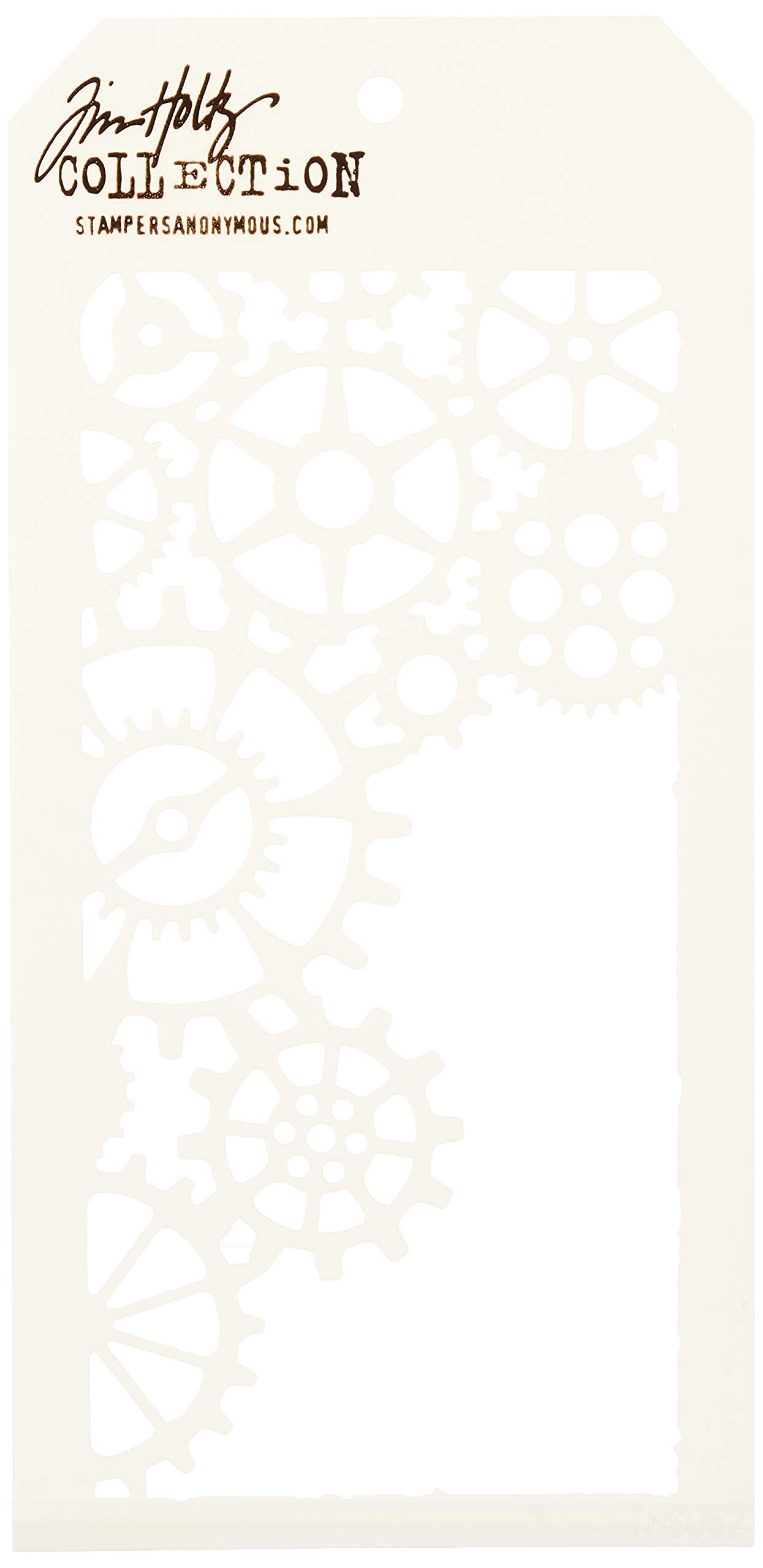 Stampers Anonymous Tim Holtz Layered Stencil 4.125-inch x 8.5-inch Gears