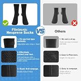 flintronic 3mm Neoprene Socks Velcro Anti-slip Thermal Water Socks Men Women view 4