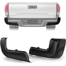 HECASA Rear Bumper Outer Extension Insert Bracket Passenger Side