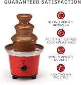 Global Gourmet Belgian Chocolate Fountain 500ml 3-Tier Electric Set view 2