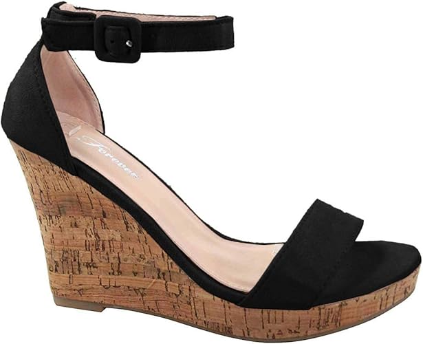 ankle strap platform sandal heels