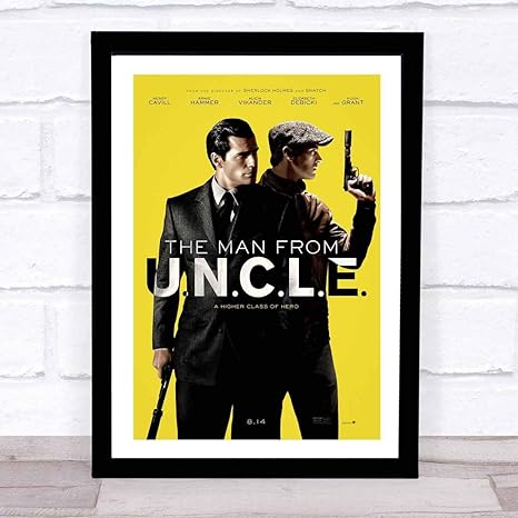 Amazon Co Jp ファッション絵画ポスター コードネーム アンクル The Man From Uncle 2 壁掛け 壁飾り 33x23cm 額縁を送る ホーム キッチン
