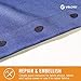 VELCRO Brand for Fabrics | Permanent Sticky Back Fabric Tape for Alterations and Hemming | Peel and Stick - No Sewing, Gluing, or Ironing | Pre-Cut Ovals, 1 x 3/4 inch, Black - 8 Sets,91879
