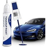 Deep Blue Metallic(PPSB) Touch Up Paint for Tesla Car Paint Pen Scratch Repair Two-In-One Touch Up Paint Automotive Paint Pen for Tesla Model Y/3/X/S