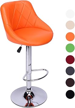 Amazon.de: CCLIFE 1er/2er set Barhocker sitzhöhenverstellbar 60-81cm