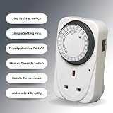 Defender 24 Hour Segment Timer Plug UK 240V 3 Pin Socket view 2