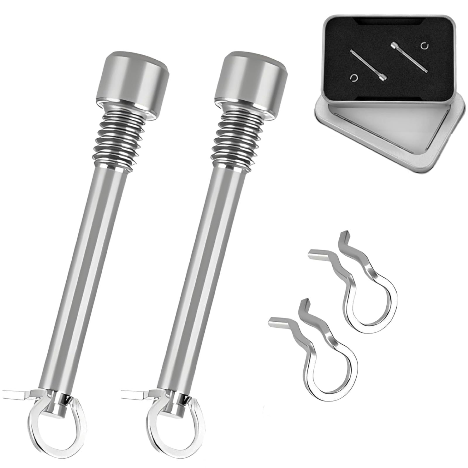 NIYATA Bicycle Caliper Screw,2Pcs M4 Disc Brake Pad Hex Screws, Brake Pad Bolt Screw Y8J798060