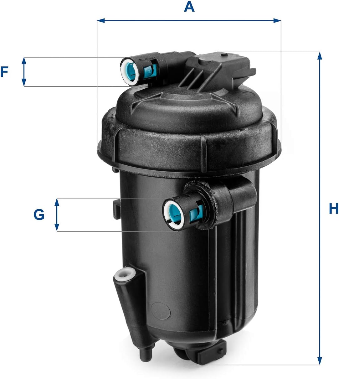 UFI Filters, Fuel Filter 55.163.00, Replacement Fuel Filter, Suitable for Cars Applicable to Various Models such as Chevrolet - Image 3