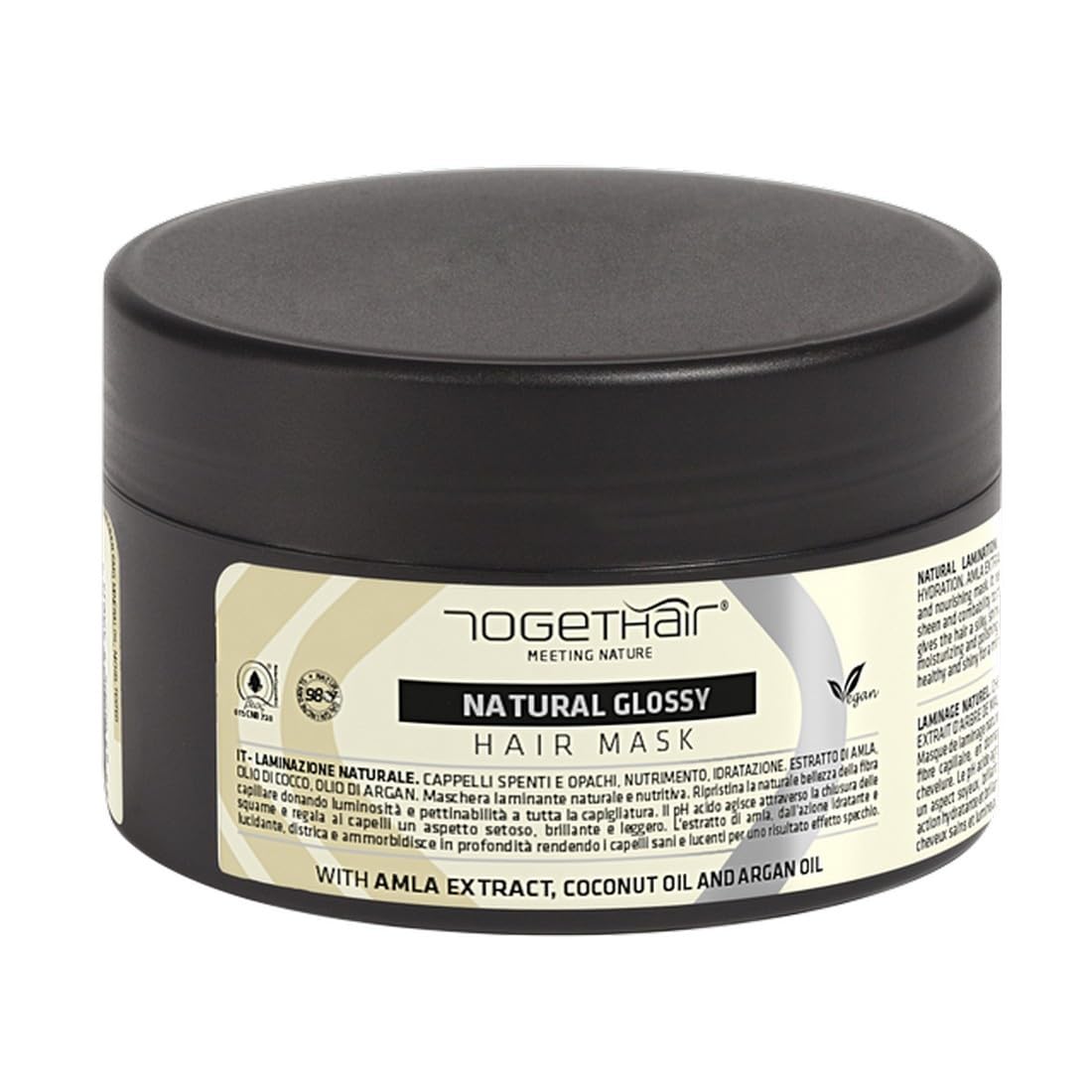 Togethair Natural Glossy Hair Mask 250ml | Dull & Matte Hats, Nourishment, Hydration