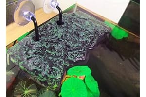 BigTron Turtle Platform, Floating Turtle Pier Rectangular Terrapin Dock PU Foam Aquarium Float Decoration Bask Terrace Climb Brazilian Tortoise (Large)