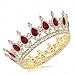 CamingHG Rhinestone Cake Topper Crown Fancy Party Cake Decoration Princess and Prince Headpiece