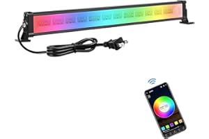 MEIKEE Wash Light DJ Light Bar, 42W RGBCW Smart APP Waterproof LED Stage Lights Bar, Dimmable Wall Washer Light for Church Wedding Birthday Party Stage Lighting Christmas Decoration 1 Pack
