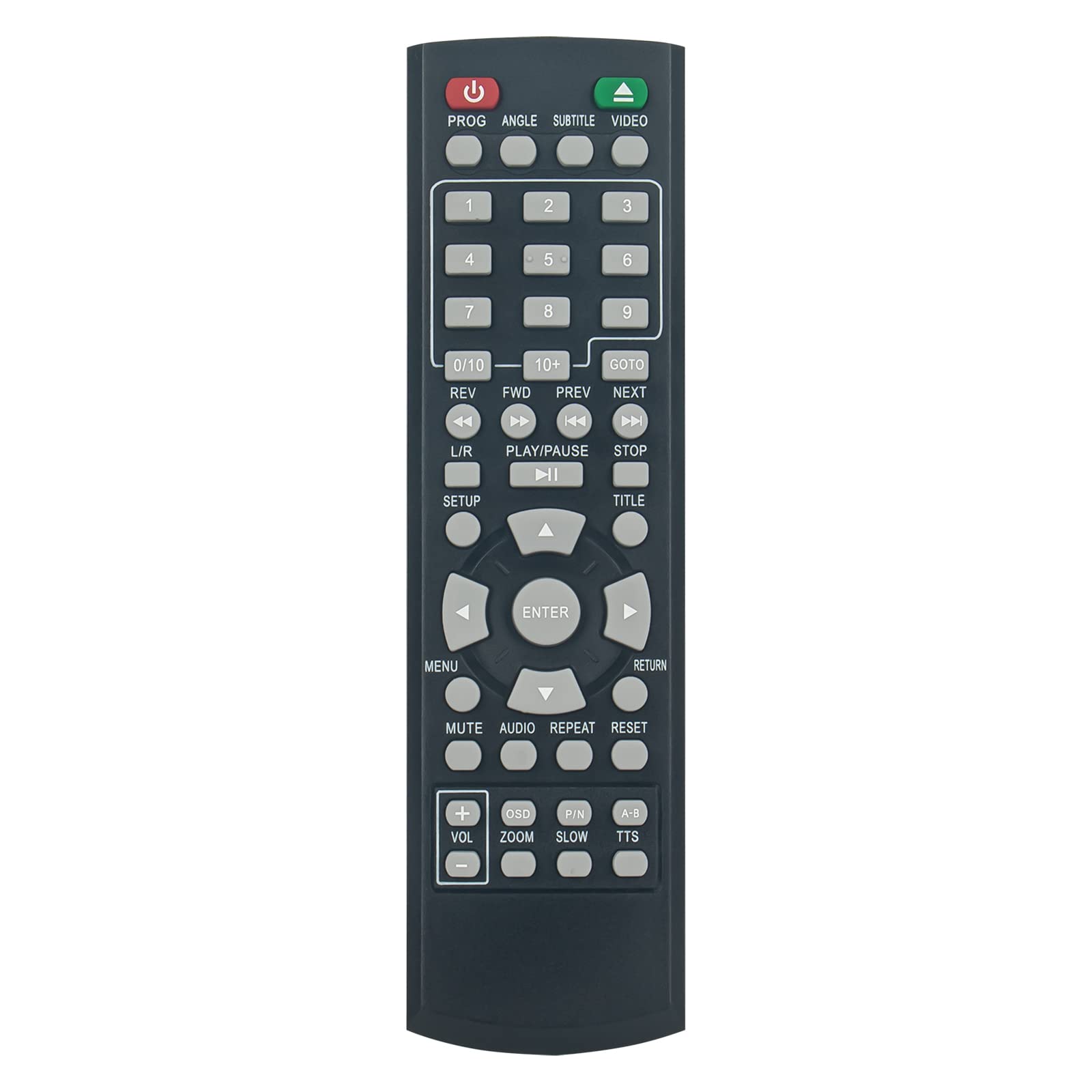 VINABTY Replaced Remote Control Suitable for ONN XL-6046 100008761 100093892 ONA18DP001 ONA19DP005 LR03 100008761OA TV/DVD Player