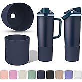 KGULQ 2Pcs Higher Boot Compatible with Owala Freesip Sway 30oz & 40oz, Tall Anti-Slip Prevents Scratches Protective Sleeve for Sway Water Bottle & Tumbler