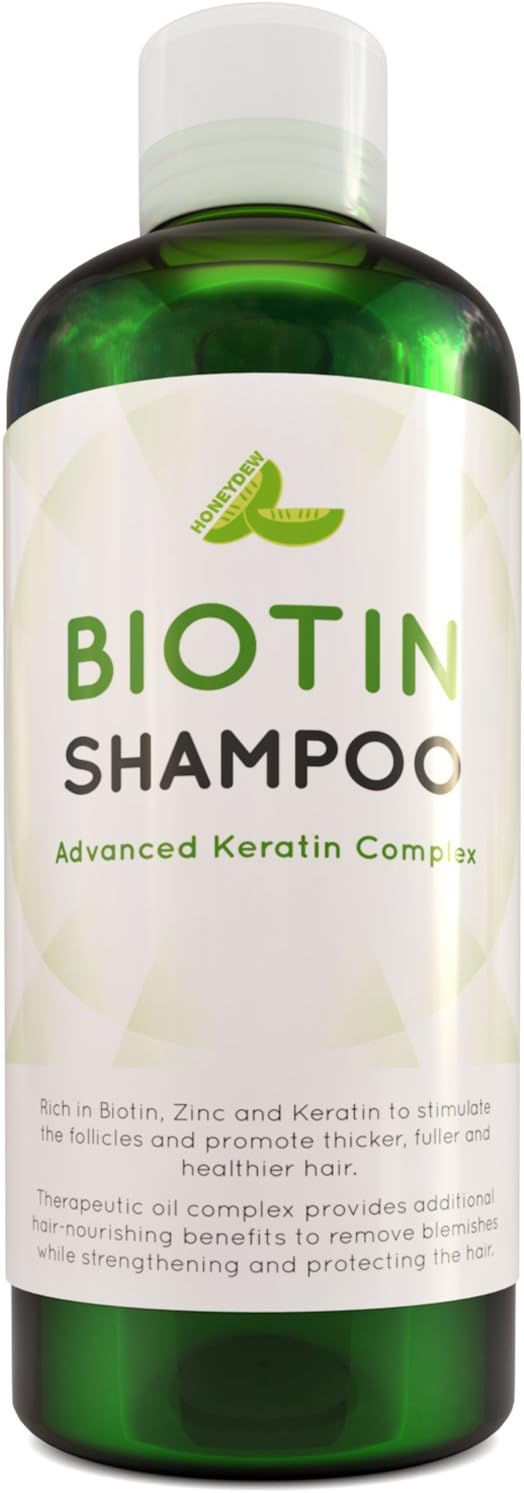 Natural Hair Loss Shampoo for Men and Women with Biotin for Hair Growth – DHT Blocker for Thicker Hair Volume – Sulfate Free Volumizing Shampoo – Color Treated Hair Care for Thinning Hair – 8 oz: Health & Personal Care