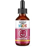 BIORAY Kids NDF Immune, Blueberry - 2 fl oz - Immune Support & Toxin Remover - Non-GMO, Vegan, Gluten Free - Approx. 30 Servings