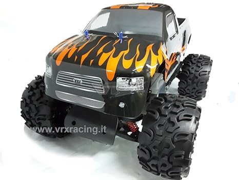Monster Truck Blaze 1/5 Off-Road mit Benzinmotor 30 cc Radio 2.4 GHz 2 WD RTR rh502mt VRX