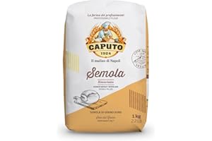 ANTIMO CAPUTO Caputo Antimo Di Grano Duro Rimacinata Semolina Flour - All Natural Dough for Fresh Pasta, 2.2 lb
