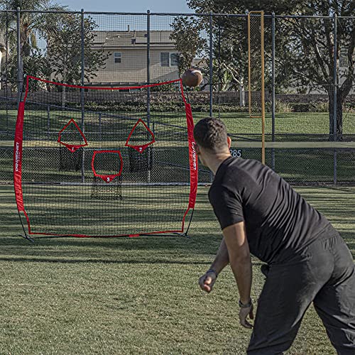 8x8 Ft Football 3 Pocket Net Improve Throwing Passing