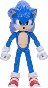 Sonic the Hedgehog 3 Movie Sonic Collector Toy by Jakks Pacific 5 tall