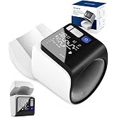 Saker Blood Pressure Monitor Upper Arm, No-Wrap BP Machine, FDA-Cleared | No-Wrap Slide-In Design, FDA-Cleared, Easy One-Touch Operation, 4 Users&times;199 Memory, Large Clear Display,8.7-15.7 in Cuff