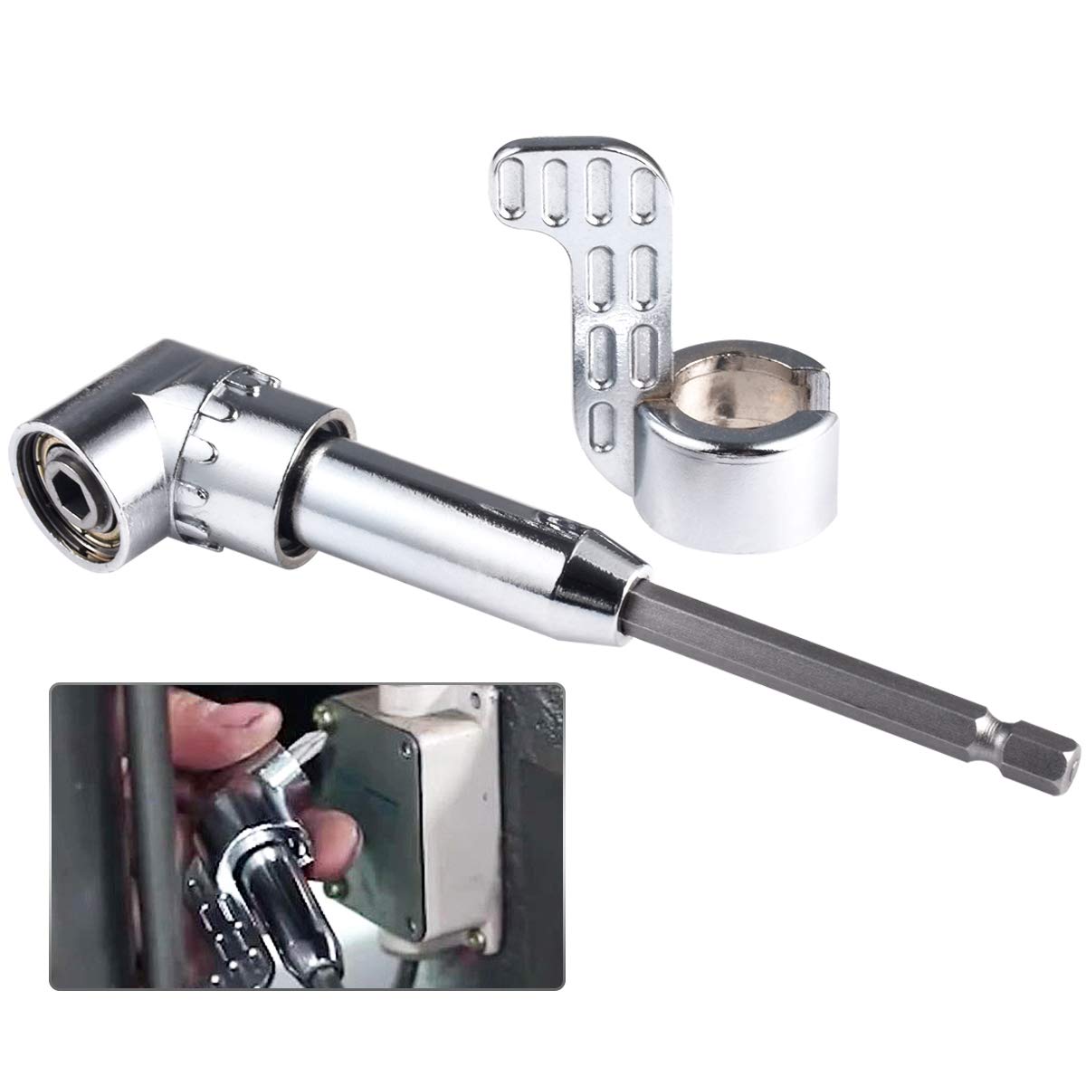 Mua HOHXEN 1/4 Inch Right Angle Driver Screwdriver Power Drill Repair ...