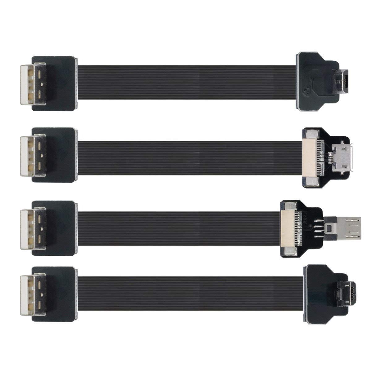 Cablecc CYFPV USB2.0 Micro-USB USB-C Male Female Connector Socket for FPV HDTV Multicopter Aerial Photography