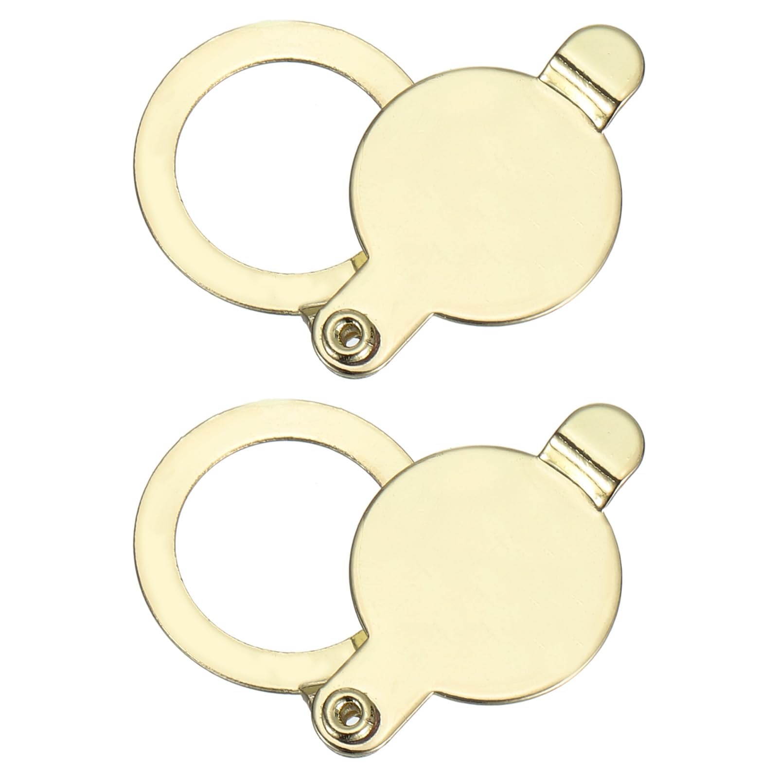 PATIKIL 5/8" Peephole Cover,Door Peephole Protector Privacy Door Viewer Cover for Home Security Apartment Hotel,Imitation Gold 2pcs