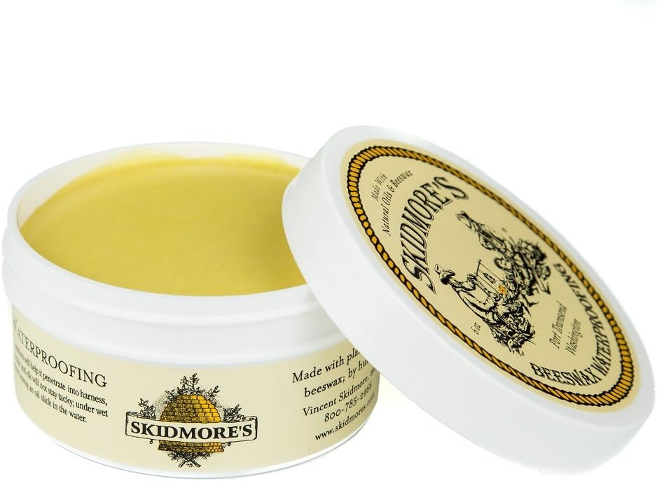 Skidmore's Premium Beeswax Waterproofing | Natural and Non-Toxic Formula Prevents and Protects Your Investments from Water Damage | Made in USA | 6 Ounces: Home & Kitchen