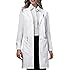 VOGRYE Women's Lab Coat Long Sleeve 3 Pocket Medical Coat with Button Wrinkle Resistant Professional for Doctor Nurse