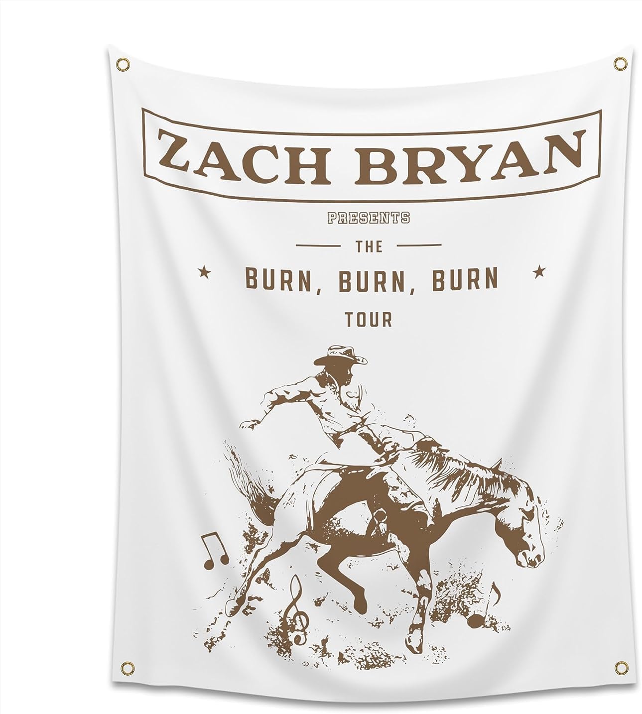 Tapestries - Gentcreate Zach Singer Bryan Flag Tapestry The Burn Burn Burn Tour Tapestry Wall Hanging Room Flags Dorm Backdrop Home Decor Fans Gifts (3x5 FT)