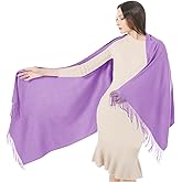 Womens Scarf Pashmina Shawls and Wraps for Evening Dress Wedding Bridesmaid Gift