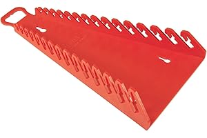 Ernst Manufacturing Gripper Reverse Wrench Organizer, 15 Tool, Red