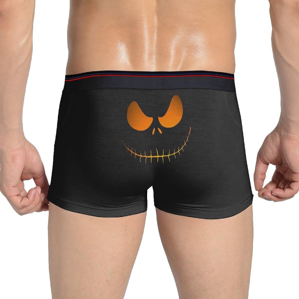 Trunk Underwear Funny Halloween Scary Pumpkin Face Cool Mens Guys